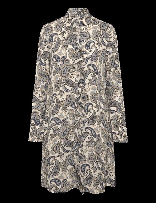 Gant | Paisley Print Ruffle Shirt Dress | 34