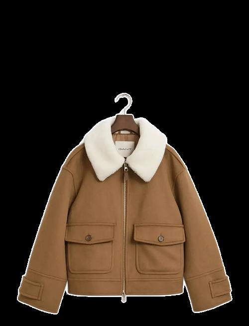 Gant | Wool Blend Flight Jacket | L