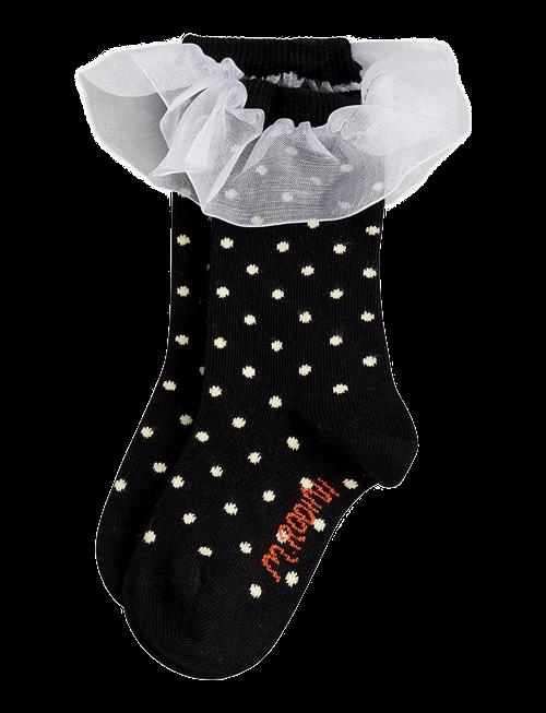 Mini Rodini | Polka Dot Frill 1-Pack Socks | 20/23