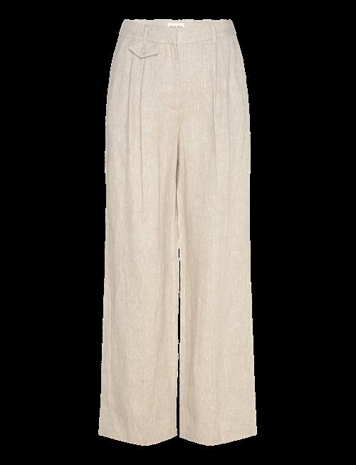 Malina | Yana Tailored Wide Linen Pants | 44