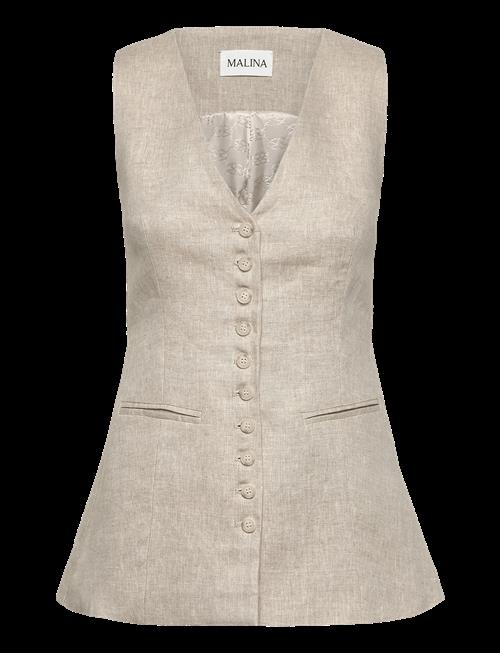 Malina | Cielo Linen Vest | 40