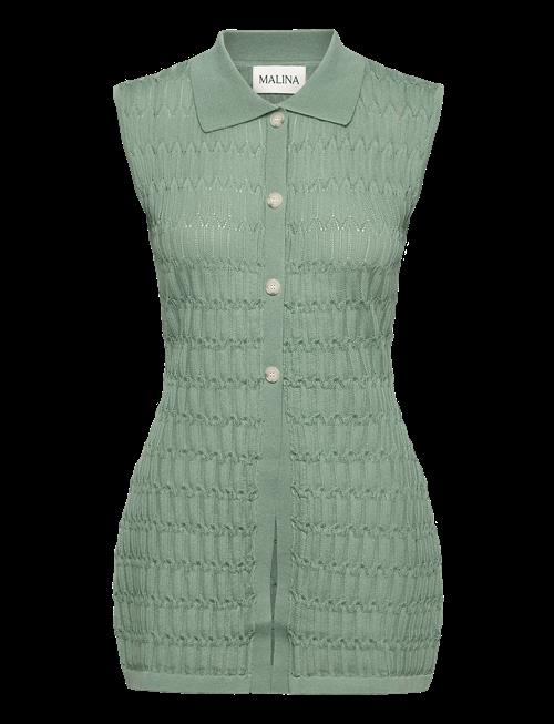 Malina | Hele Long Structure Knitted Vest | L