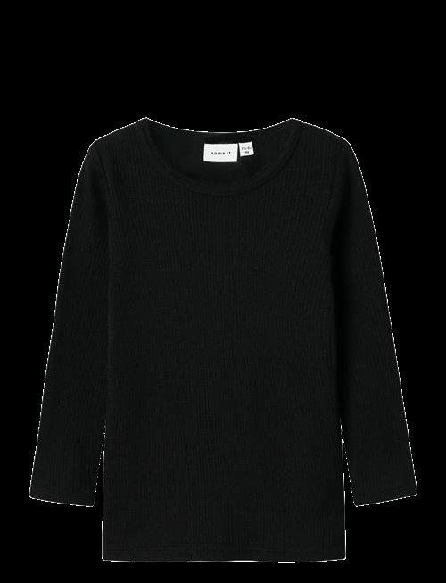 name it | Nmnwax Wool Rib Ls Top Noos | 98