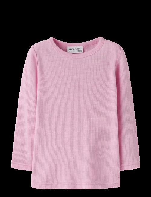 name it | Nmnwax Wool Rib Ls Top Noos | 116