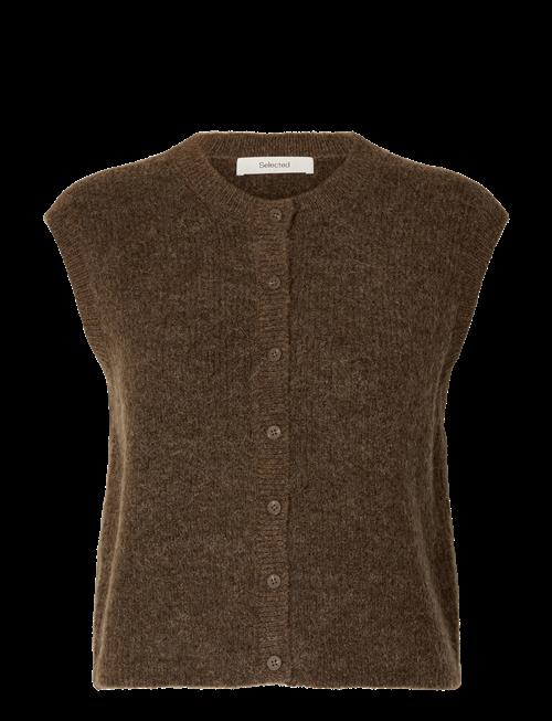 Selected | Slwlulu Sl Button O-Neck Vest Noos | L
