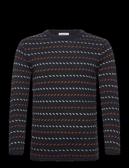 Knowledge Cotton Apparel | Organic Cotton Jacquard Knit - Rege | L