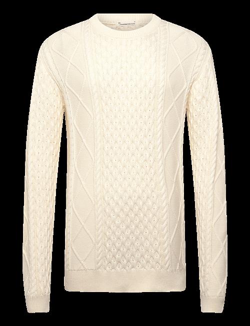 Knowledge Cotton Apparel | Organic Cotton Cable Knit - Regener | M