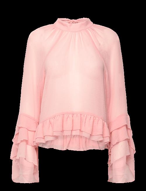 Lindex | Rent Bluse Med Volanger | M