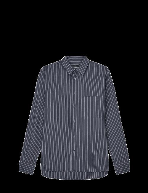 Mads Nørgaard | Cotton Flannel Stripe Sune Shirt | S