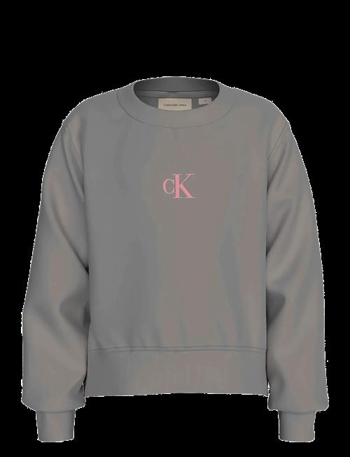 Calvin Klein | Ck Logo Cn Fleece Sweatshirt | 152