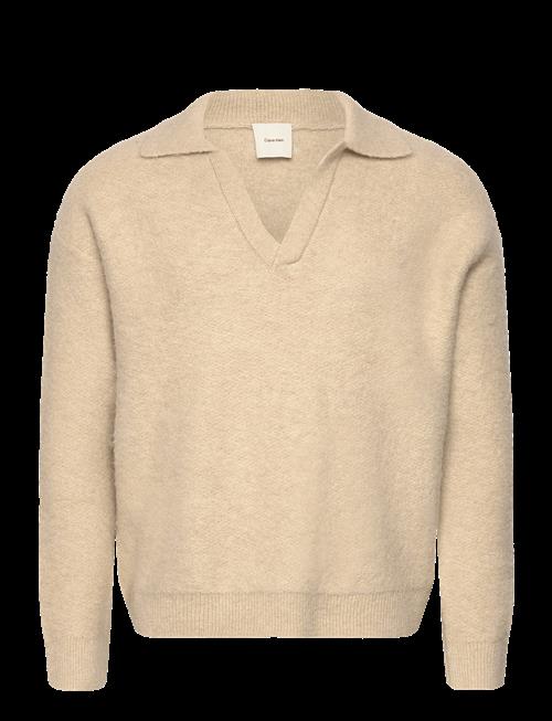 Calvin Klein | Ls Brushed Alpaca Johnny Collar | XL