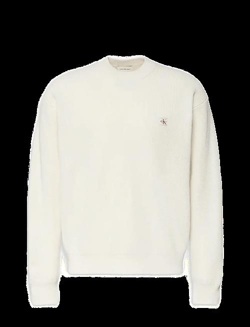 Calvin Klein Jeans | Ls Ez Cotton Waffle Crwnk Swtr 9 | XXL