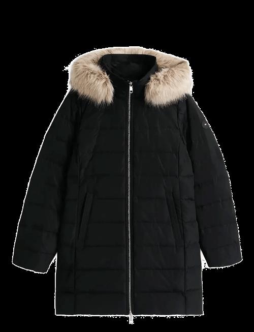 Tommy Hilfiger | Mw Down Slim Coat With Fur | L