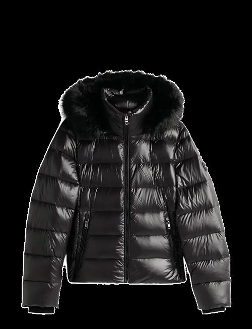 Tommy Hilfiger | Gloss Hw Down Slim Jacket W Fur | XL