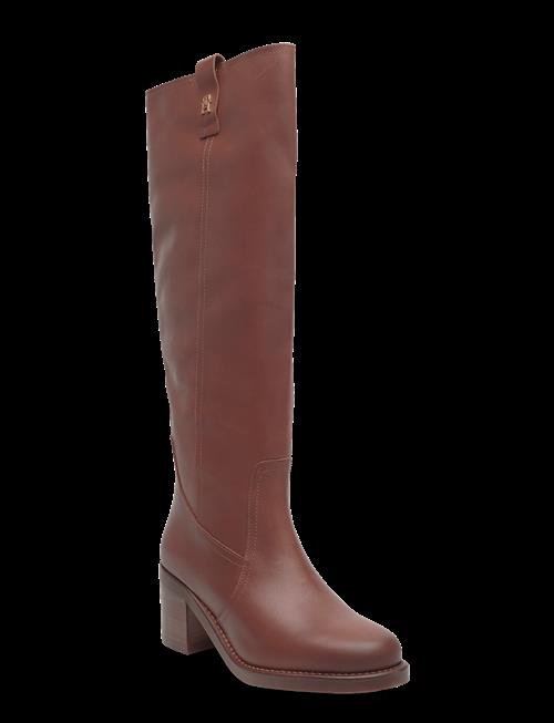 Tommy Hilfiger | Riding Lthr Long Boot Block Heel | 38