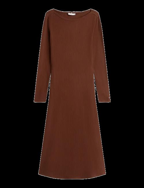 Tommy Hilfiger | 5X2 Rib Flare Midi Dress Ls | XS