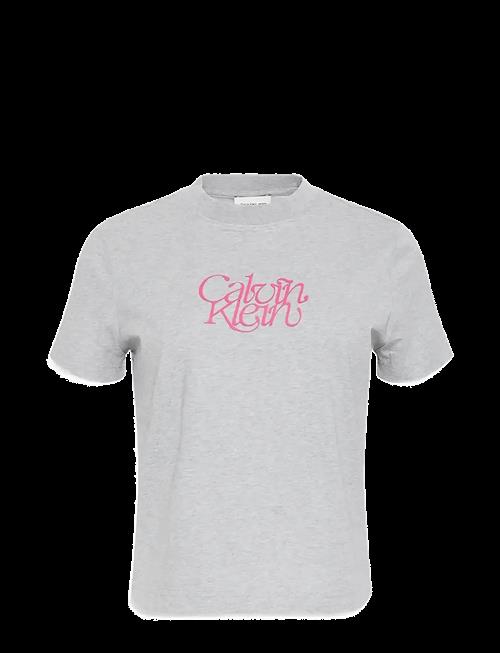 Calvin Klein Jeans | Ss Fitted Script Calvin Klein Te | L