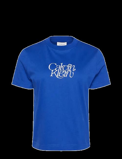 Calvin Klein Jeans | Ss Fitted Script Calvin Klein Te | S