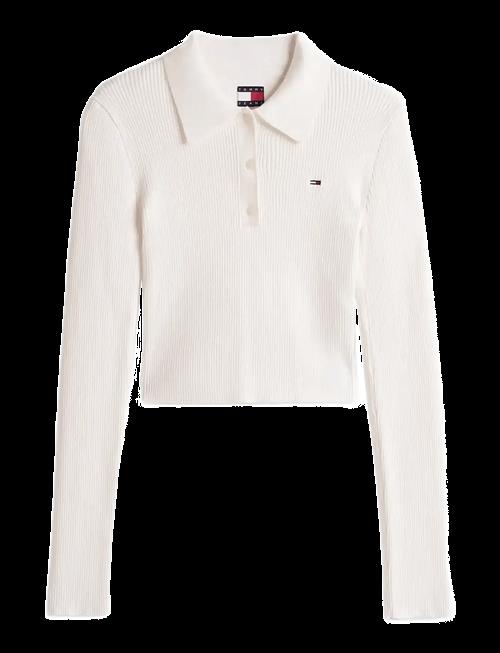 Tommy Jeans | Tjw Essential Polo Ls Sweater | L