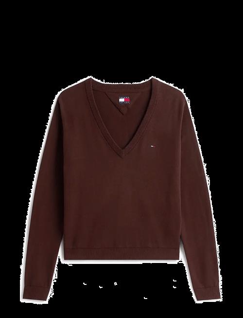 Tommy Jeans | Tjw Essential Vneck Sweater Ext | XS