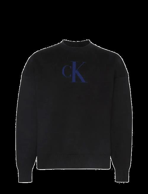 Calvin Klein Jeans | Ls Cttn Cashmere 3D Logo Crwnk S | L