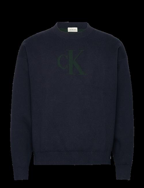 Calvin Klein Jeans | Ls Cttn Cashmere 3D Logo Crwnk S | XXL
