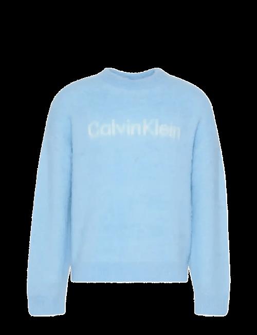 Calvin Klein Jeans | Ls Brushed Alpaca Logo Swtr 5Gg | L