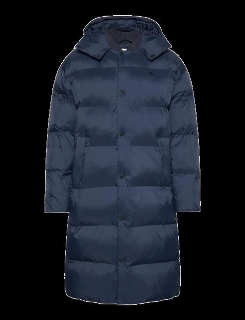 Calvin Klein Jeans | Ls Long Length Hooded Nylon Puff | L