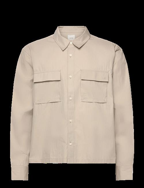 Calvin Klein | Ls Cotton Nylon Easy Cropped Shi | XXL