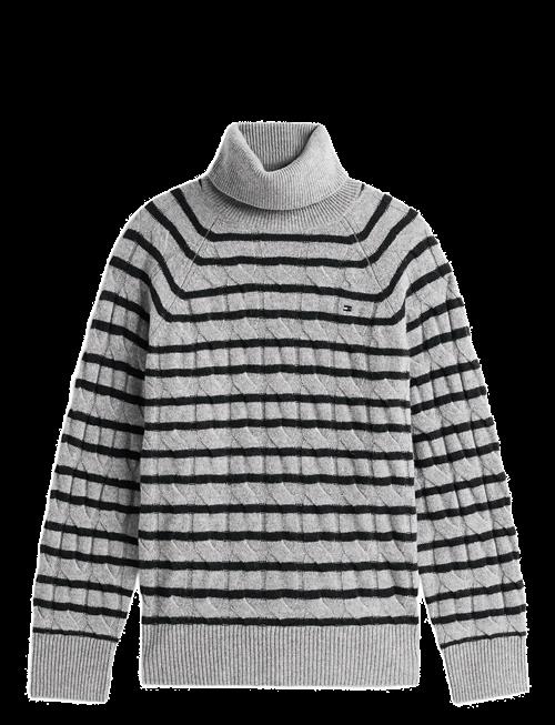 Tommy Hilfiger | Soft Wool Cable Roll-Nk Ls Swt | M