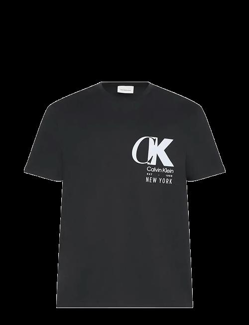 Calvin Klein | Ss 20S Eu Ck Overlap Graphic Tee | S