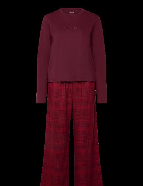 Calvin Klein | Ls Tee Flannel Pant Set | XL