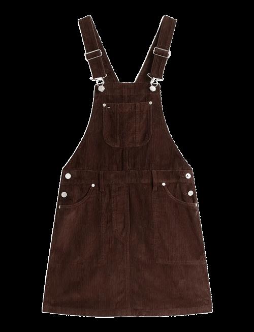 Tommy Jeans | Tjw Script Cord Dungarees Dress | XS