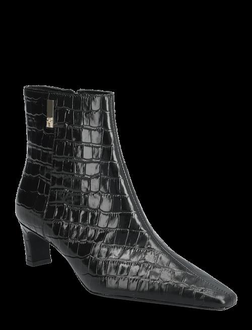 Tommy Hilfiger | Th Square Toe Croc Kitten Bootie | 38