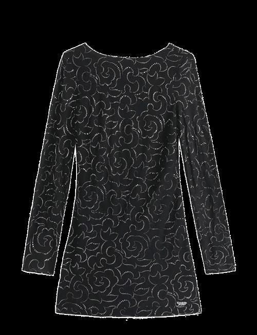 Tommy Jeans | Tjw Metallic Aop Mini Ls Dress | M