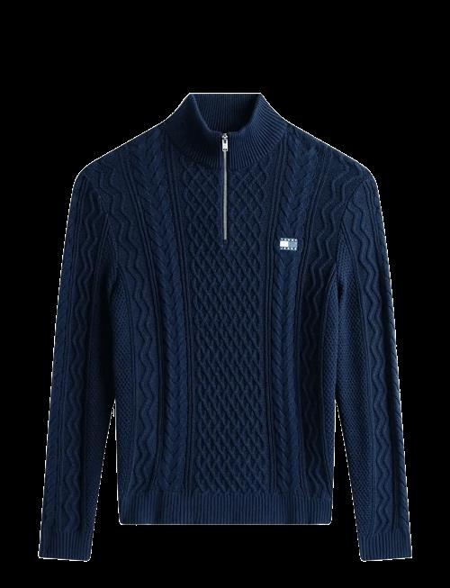 Tommy Jeans | Tjm Slim Badge Cable Qrtr Zip | S