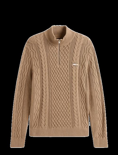 Tommy Jeans | Tjm Slim Badge Cable Qrtr Zip | S