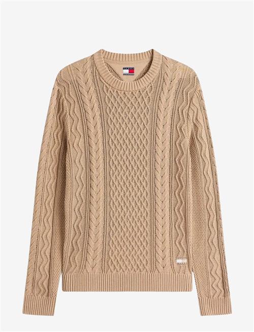 Tommy Jeans | Tjm Slm Badge Cable Knit Sweater | XXXL