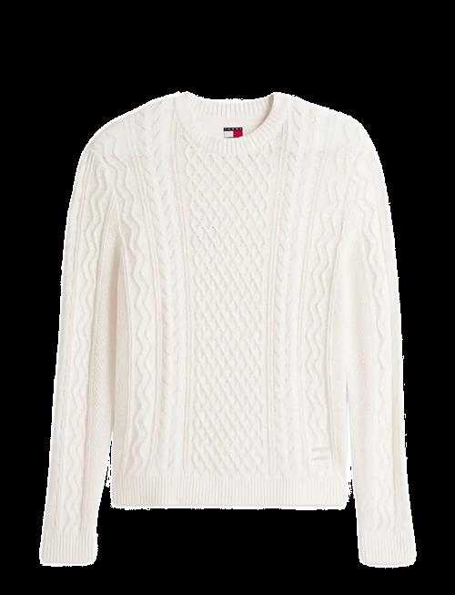 Tommy Jeans | Tjm Slm Badge Cable Knit Sweater | XXL