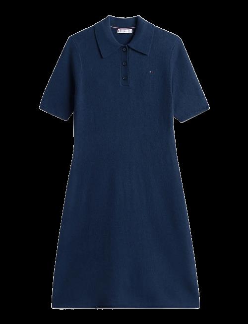 Tommy Hilfiger | Soft Wool Half Sl F&F Polo Dress | S