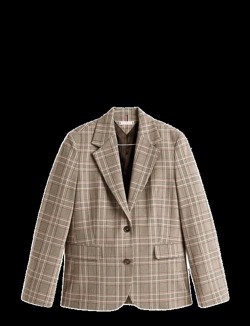 Tommy Hilfiger | Core Check Reg Straight Blazer | 36