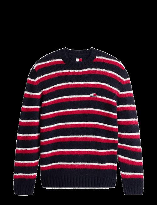 Tommy Jeans | Tjm Reg Brshd Strpe Badge Sweat | XS