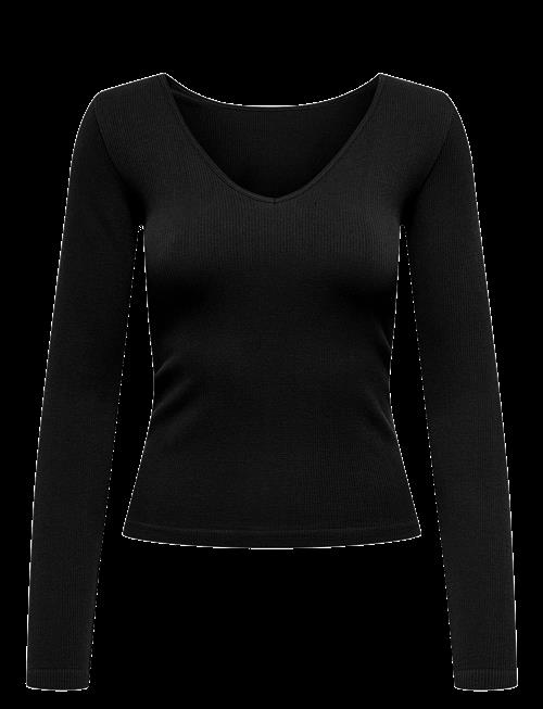 Only Play | Onpjaia Life Vn Ls 2-Way Short Seam Top | XS/S