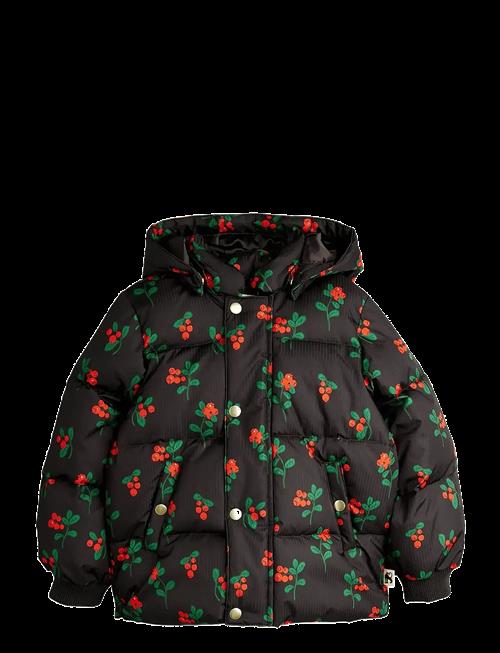 Mini Rodini | Lingonberries Aop Hooded Puffer | 92/98