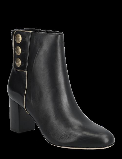 Lauren Ralph Lauren | Kennedi Burnished Leather Bootie Heel | 36
