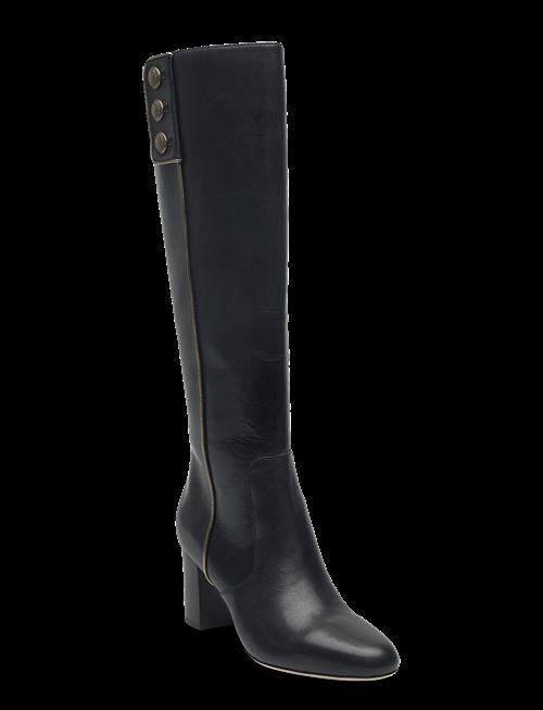 Lauren Ralph Lauren | Kennedi Burnished Leather Tall Boot Heel | 36