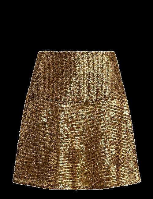 Lauren Ralph Lauren | Sequined Mesh A-Line Miniskirt | 38