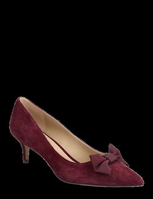 Lauren Ralph Lauren | Adrienne Bow-Trim Suede Pump | 37