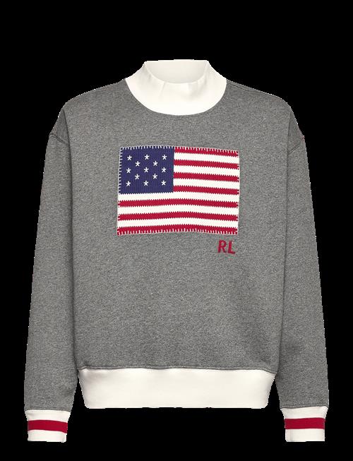 Ralph Lauren Kids | Flag Fleece Mockneck Sweatshirt | 129-130