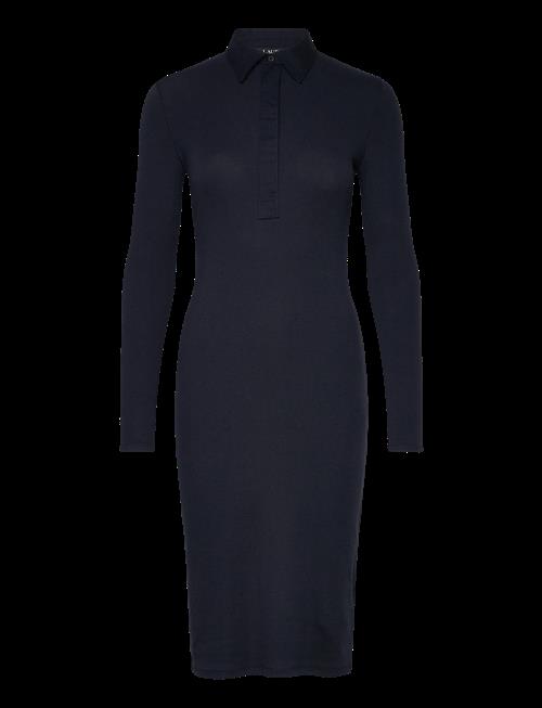 Lauren Ralph Lauren | Rib-Knit Cotton-Blend Polo Dress | M